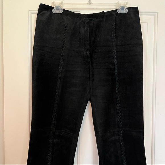 Context Pants & Jumpsuits 9s Suede Leather Pants Poshmark